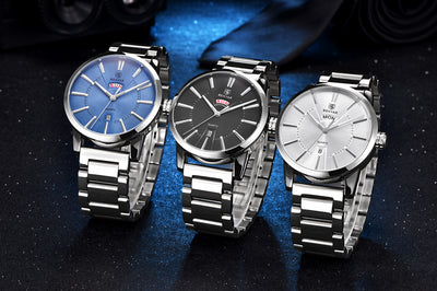 Reloj Deportivo Binya Fashion con Correa de Acero Inoxidable Resistente al Agua - Image 10