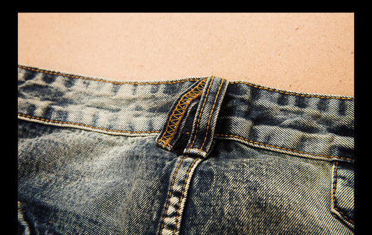 Pantalones Cargo Vaqueros para Hombre - Diseño Biker de Alta Calidad - Image 3