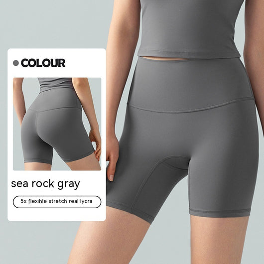 Shorts Deportivos Lycra para Yoga Mujer - Levanta Cadera, Cintura Alta y Protección Anti-Exposición - Image 4
