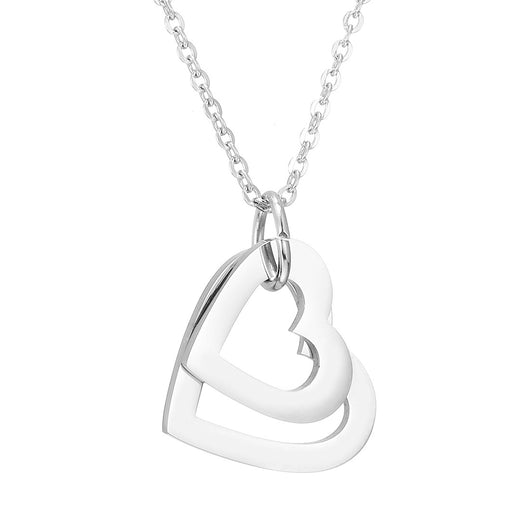 Collar Corazón de Melocotón Hueco en Acero Inoxidable Personalizado - Image 5