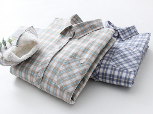 Camisa a Cuadros para Mujer en Algodón Puro - Ajuste Slim - Image 9
