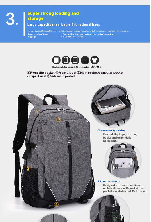 Mochila Portafolio de Poliéster para Laptop - Image 24