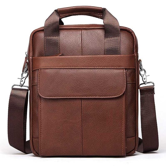 Bolsa Mensajero Ejecutiva Hummer en Cuero Genuino para Hombre - Image 11