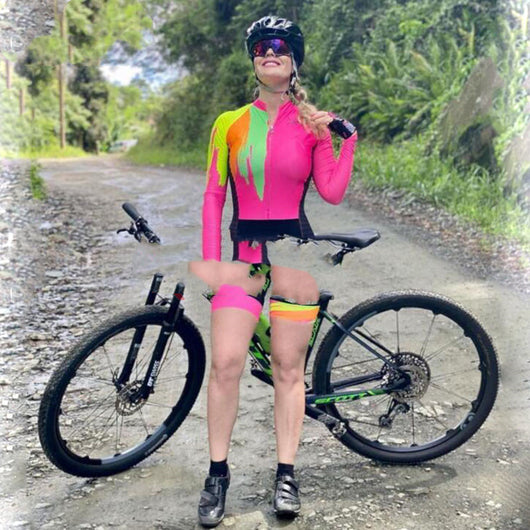 Traje de Ciclismo Profesional de Manga Larga - Image 31
