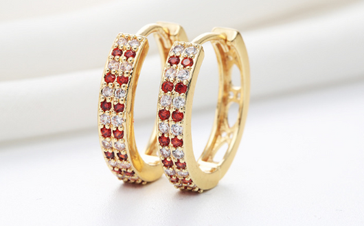 Aretes con Cristal Zirconia Diamante - Brillo Eterno - Image 3