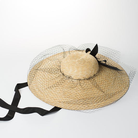 Sombrero de Paja Estilo Retro Británico con Correa de Sujeción - Image 2