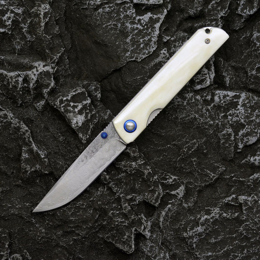 Cuchillo Plegable de Acero Damasco Premium - Portátil y Resistente - Image 15
