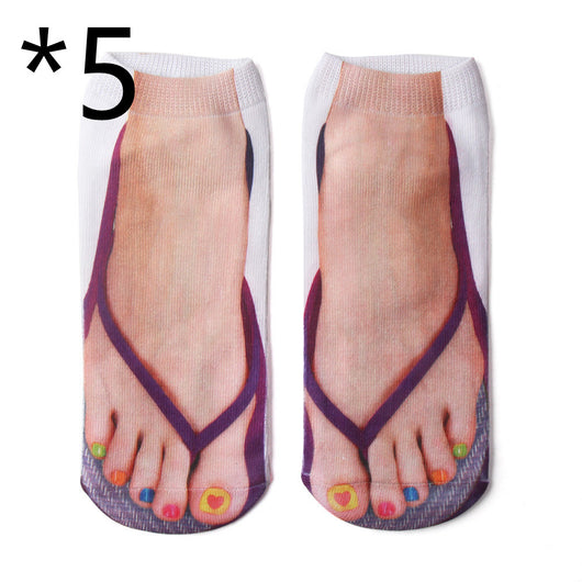 Calcetines Personalizados de Algodón con Estampado 3D Calavera de Cerdo para Hombre y Mujer - Image 16