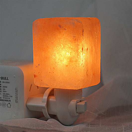 Lámpara de Sal del Himalaya para Dormitorio - Luz Cálida Mesita de Noche - Image 5