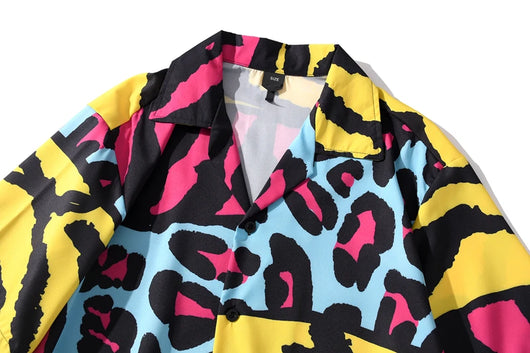 Playera de Playa Colorblock Graffiti - Image 8