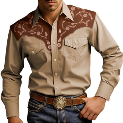 Camisa Vaquera Clásica de Manga Larga para Hombre - Image 8