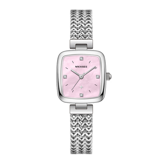 Reloj Cuadrado Retro Vintage para Mujer con Diseño Estrellado - Image 8