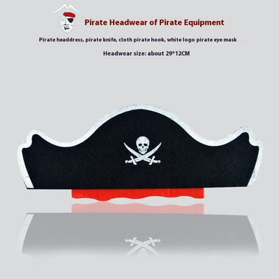 Disfraz Pirata del Caribe: Máscara de Ojo y Sombrero Pirata - Image 7