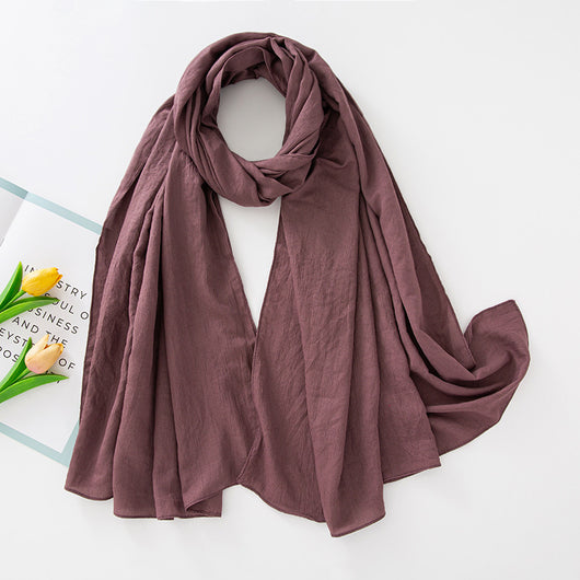 Pañuelo de Rayón Natural con Efecto Arrugado - Accesorio Versátil para Bolso - Image 48