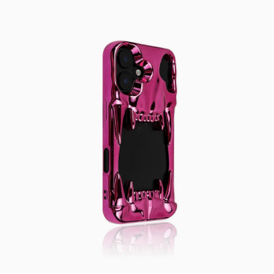 Funda para Celular Calavera Tigre Plateada con Electroplating Hueco - Image 5