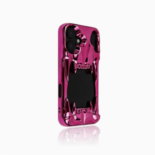Funda para Celular Calavera Tigre Plateada con Electroplating Hueco - Image 5