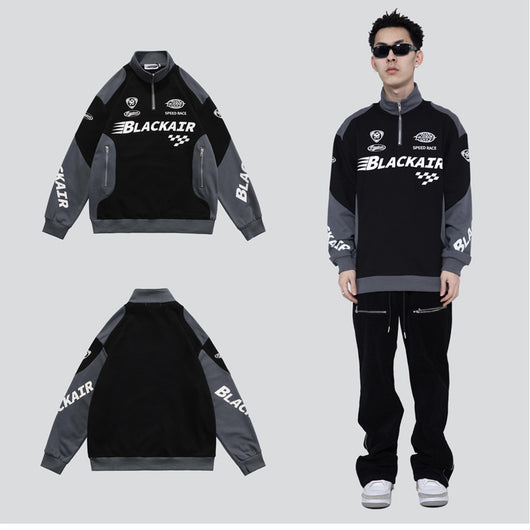 Sudadera Deportiva Retro Americana con Cierre Medio - Image 19