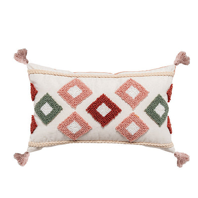 Funda de Almohada Velvet con Formas Geométricas para Decoración del Hogar - Image 9