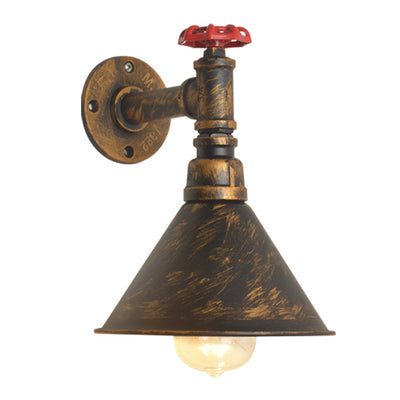 Lámpara de Pared Industrial Tubo Hierro Forjado Estilo Bar - Image 3
