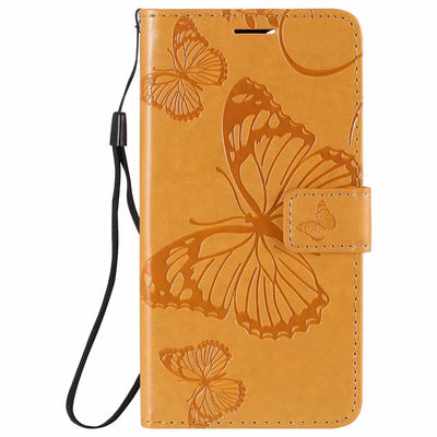 Funda de Cuero para Teléfono con Mariposa Prensada - Image 57