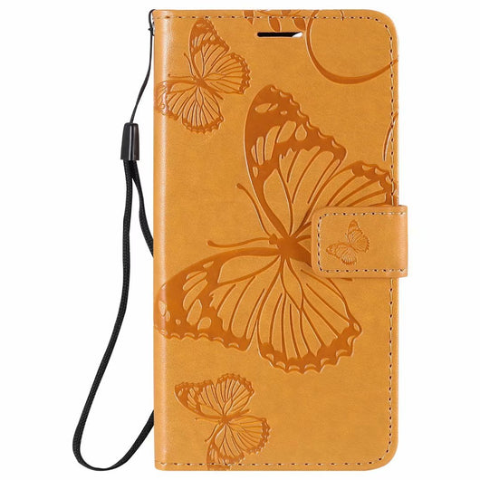 Funda de Cuero para Teléfono con Mariposa Prensada - Image 57