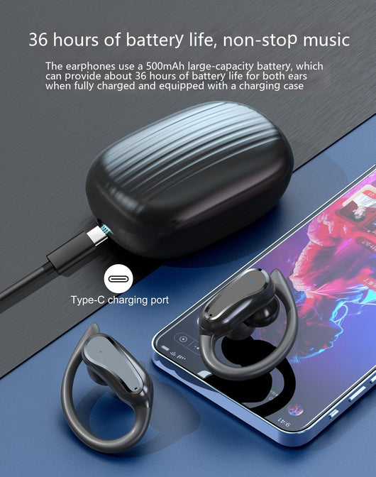 Auriculares Deportivos Inalámbricos con Cancelación de Ruido y Resistencia IPX7 - Image 4