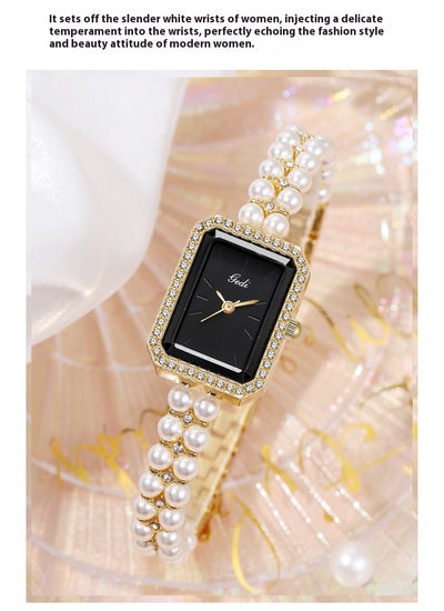 Reloj de Cuarzo Creativo para Mujer con Perlas de Concha - Image 18
