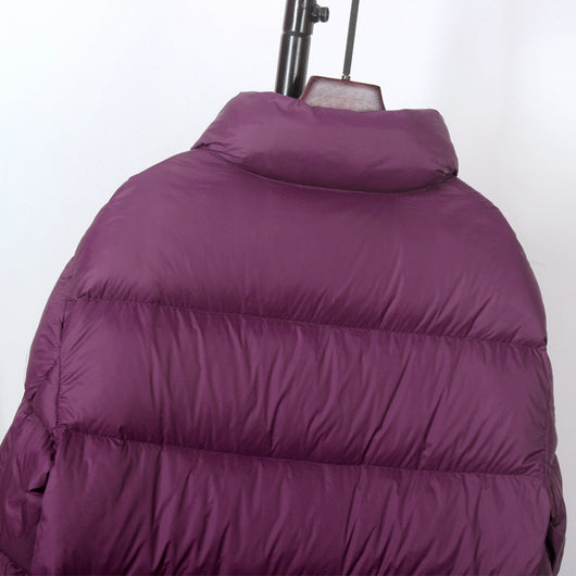 Chaqueta de Plumón de Pato Blanco Ligera con Cuello Alto - Image 20