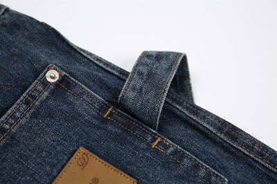 Pantalones Cargo Vaqueros Retro Lavado Pesado con Diseño de Bolsillos Oblicuos - Image 78