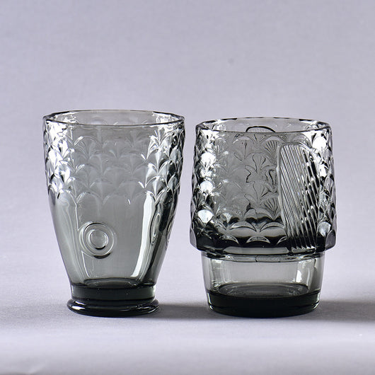 Vasos Apilables de Vidrio con Diseño Koi - Image 4