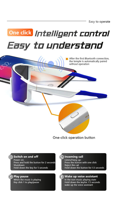 Gafas Inteligentes Deportivas con Bluetooth y Audio Integrado - Image 14