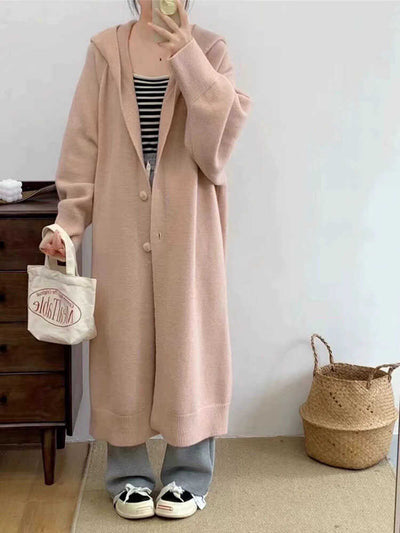 Cardigan Tejido Largo Tipo Abrigo para Mujer - Image 10