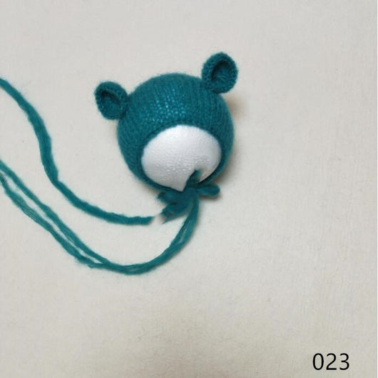 Gorro Suave de Mohair para Fotografía de Bebés - Tejido Artesanal - Image 18