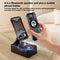 Soporte Giratorio para Celular con Carga Inalámbrica y Bluetooth