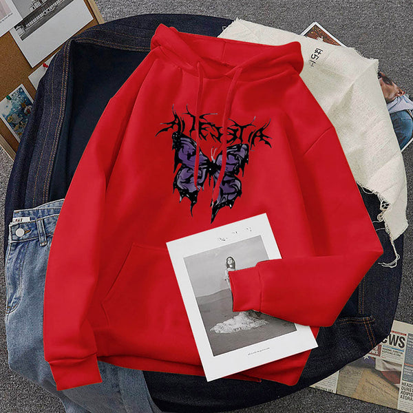 Sudadera Hoodie Oversize Estampada Unisex