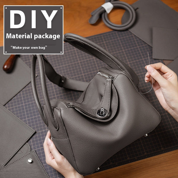 Bolsa Crossbody Tejida de Cuero Auténtico - Diseño Artesanal