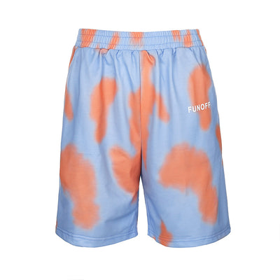 Shorts Tie-Dye Cintura Alta Elástica Holgada - Image 10