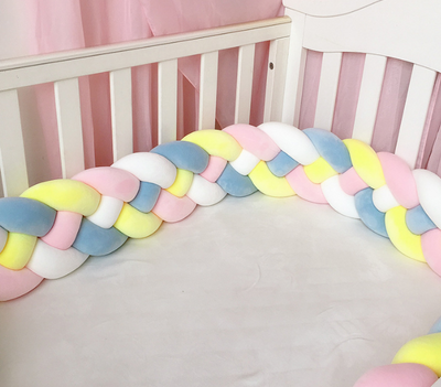 Protector de Cama Trenzado Anudado para Niños - Barrera de Seguridad Decorativa - Image 27