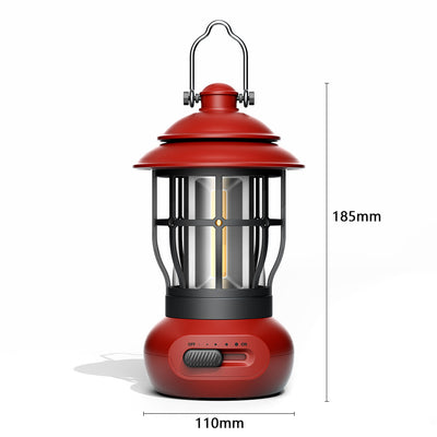 Linterna de Camping Vintage 2025 - Luz LED Recargable USB para Tienda de Campaña - Image 14