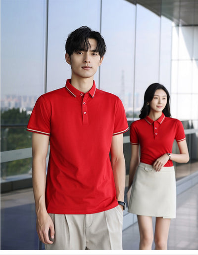 Polo de Verano Unisex con Encaje en Solapa de Algodón Premium - Image 11