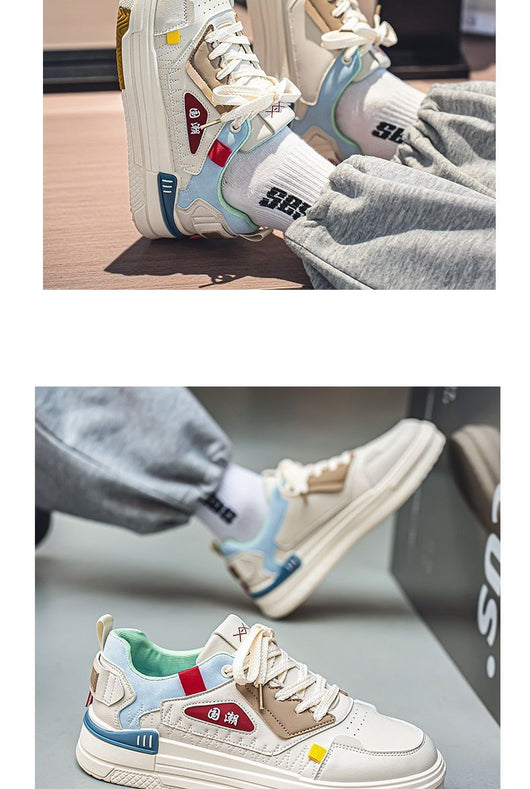 Tenis Blancos Deportivos Estilo Tendencia Nacional - Zapatillas Versátiles para Estudiantes - Image 17