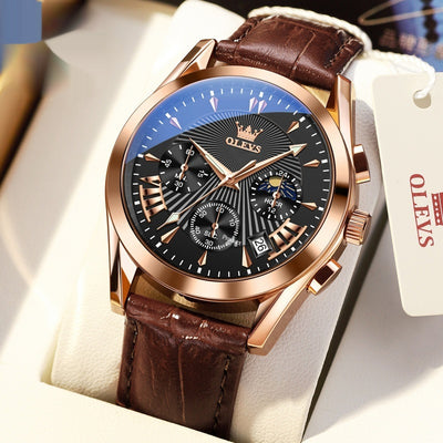 Reloj Multifunción de Cuarzo para Hombre con Calendario y Cronómetro - Image 4