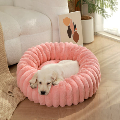 Cama Térmica Acogedora para Mascotas - Nido Redondo Cálido para Perros y Gatos - Image 24