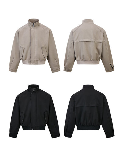 Chaqueta Raglan Casual con Cuello Alzado - Image 9