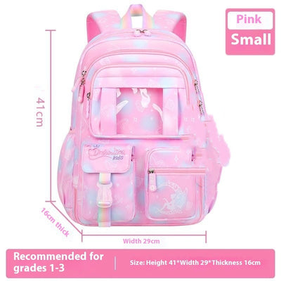 Mochila Escolar Fantasía Niña Gran Capacidad - Image 3