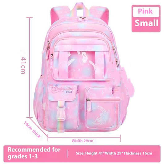 Mochila Escolar Fantasía Niña Gran Capacidad - Image 3