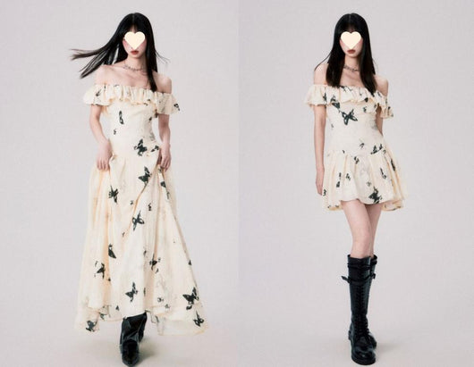 Vestido Mariposa Estilo Francés con Toque de Elegancia - Image 8