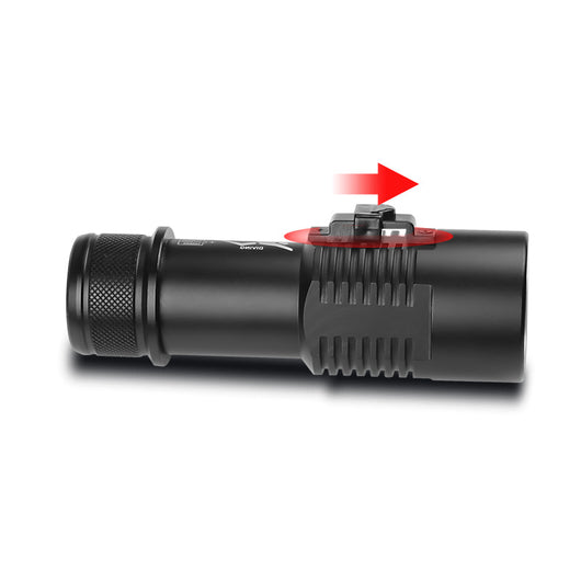 Linterna de Buceo Profesional Dual LED Blanco y Amarillo con Control Magnético - Image 3