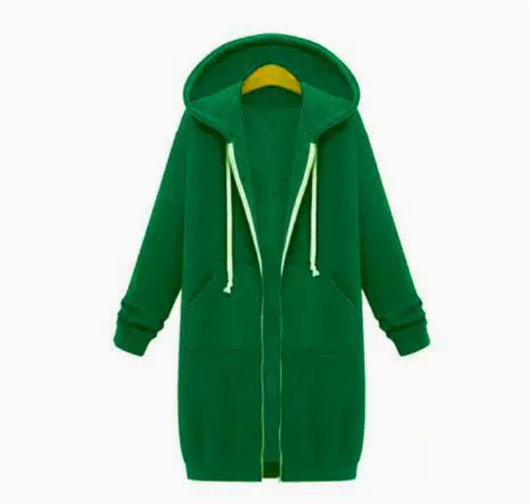 Chamarra Sudadera Polar con Capucha de Manga Larga - Image 16