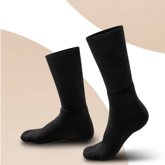 Calcetines Ejecutivos de Tubo Medio Transpirables y Absorbentes